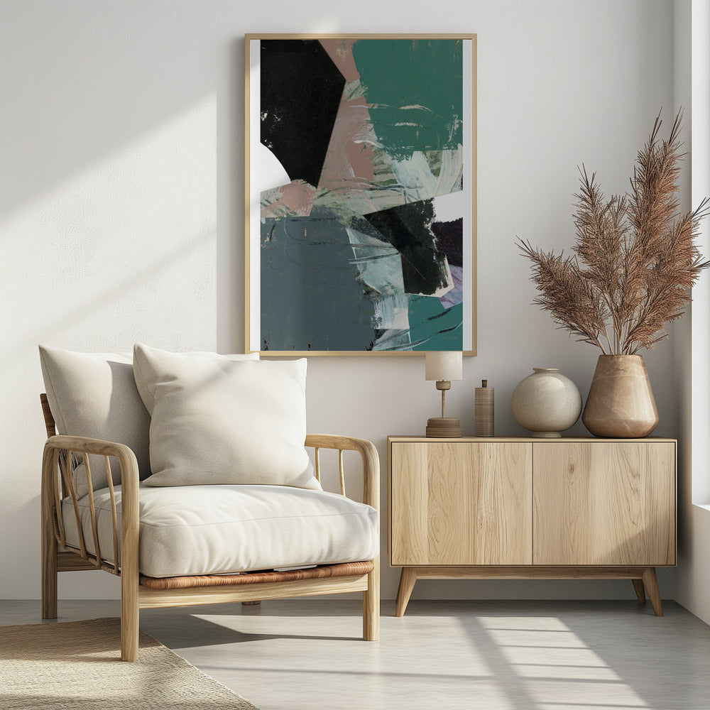 Blue Black Neutral White 3 | Poster