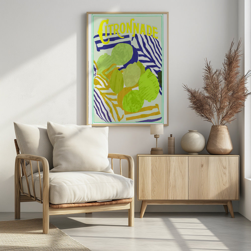 Citronnade Yellow and Green | Poster