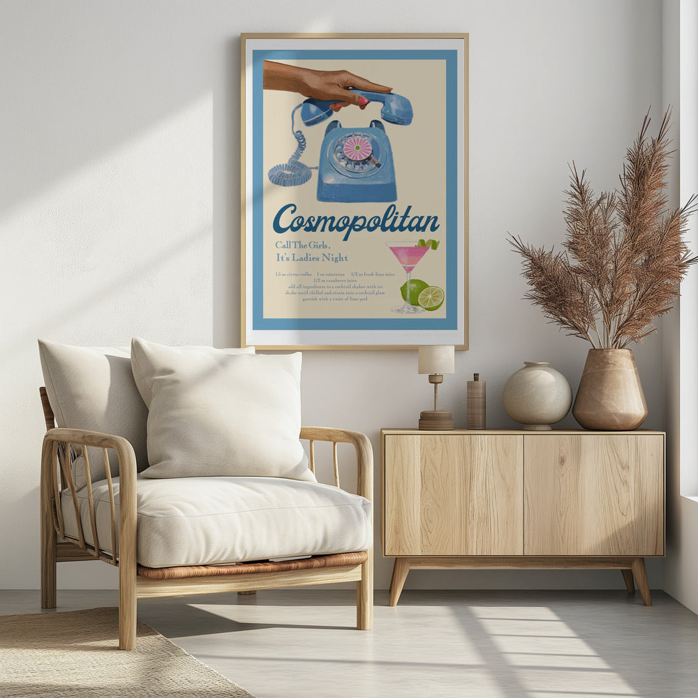 Blue Cosmo | Poster