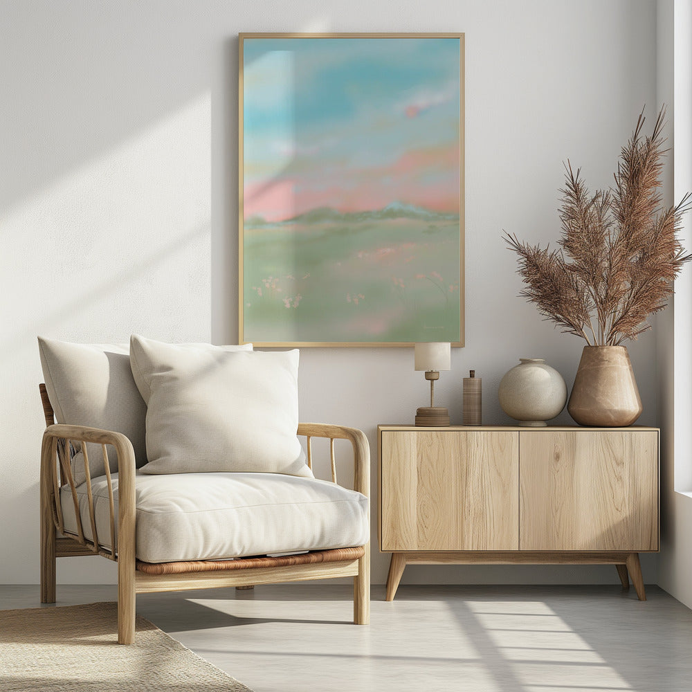 Dreamy Pastel Meadow | Poster