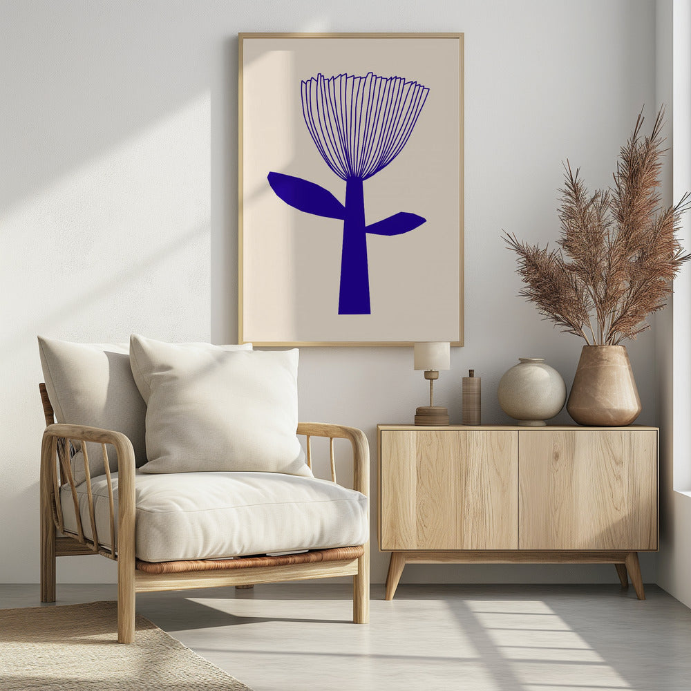 Flower Blue | Poster