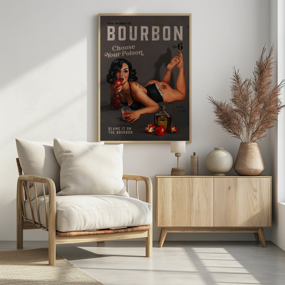 Babes of Bourbon Vol 6 Choose Your Poison Sexy Pinup | Poster