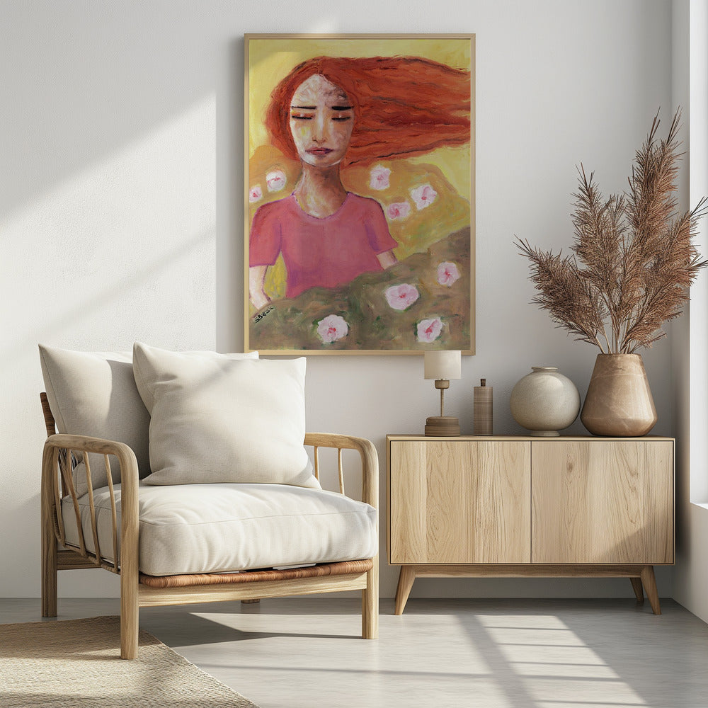 Red Head Free as the Breeze | Poster