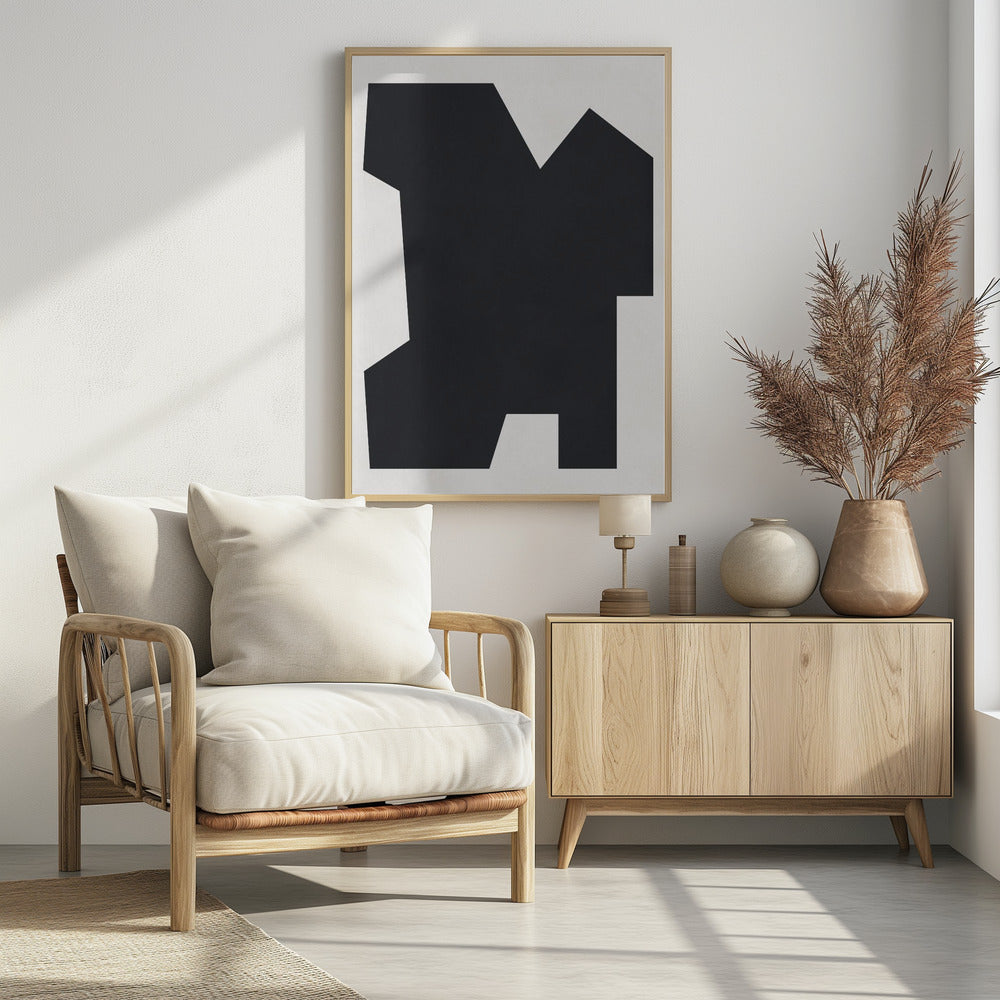 Black and white geometry 6 | Poster