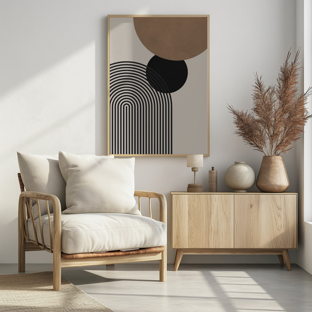 Composition lines and circles 4 | Poster