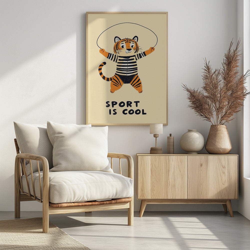 Jumping Tiger Fun | Poster