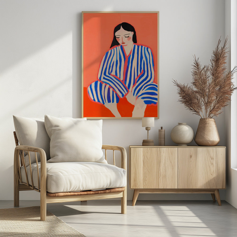 Striped Reflection | Poster