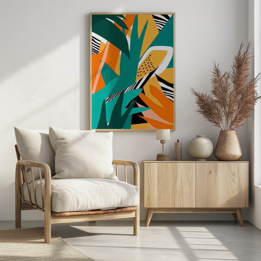 Jungle Abstract Shape | Poster