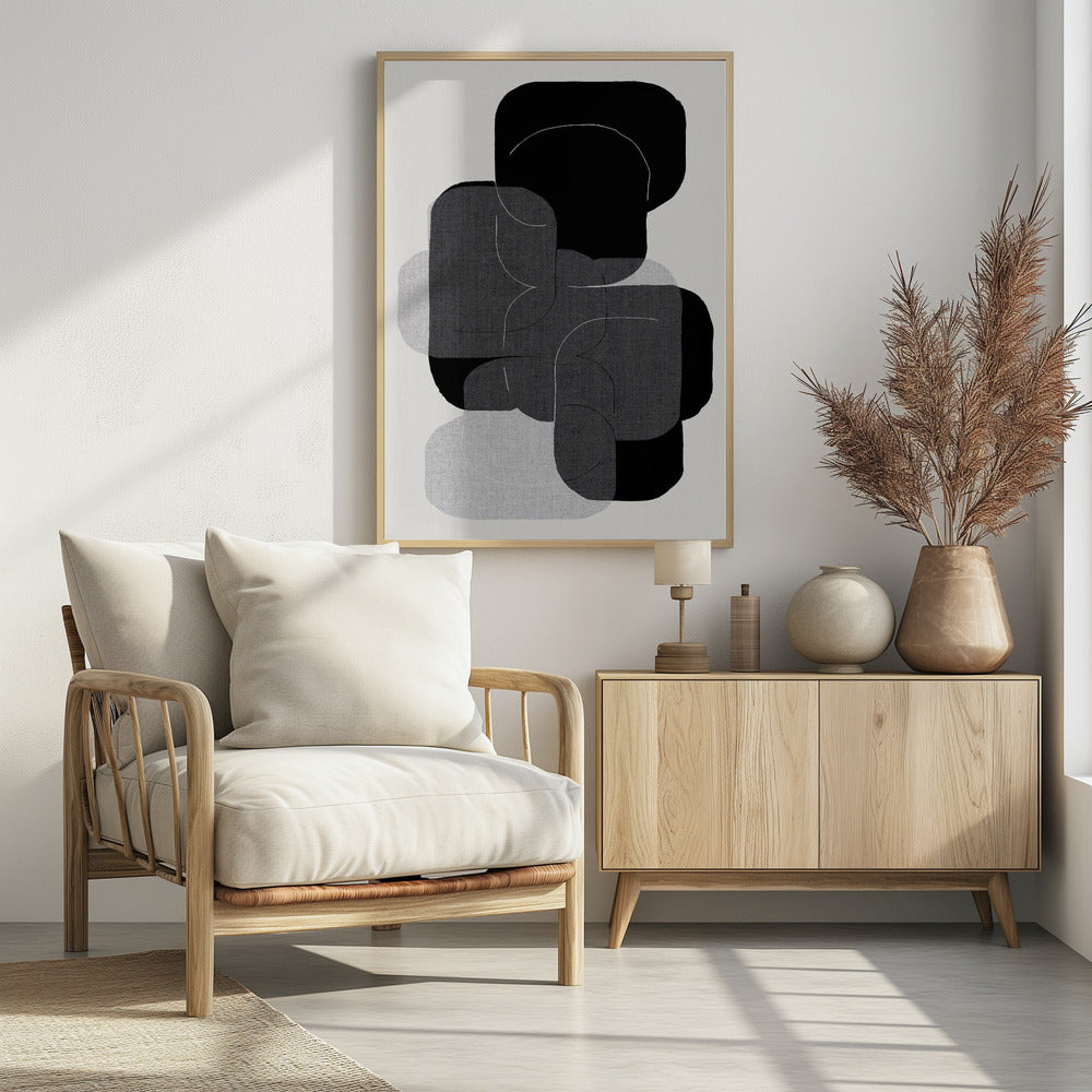 Monochrome Layers | Poster