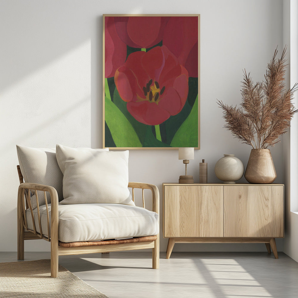 Liten Röd Tulpan | Poster