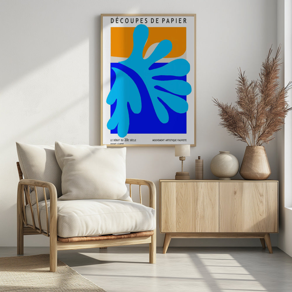 Blue Splash Forms | Poster