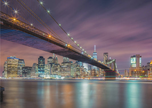 Brooklyn Bridge at Night | Wallpaper