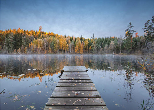 Autumn pier | Canvas