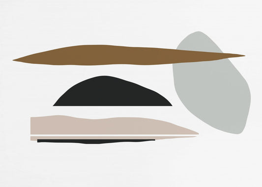 Organic Shapes And Earthy Tones | Poster