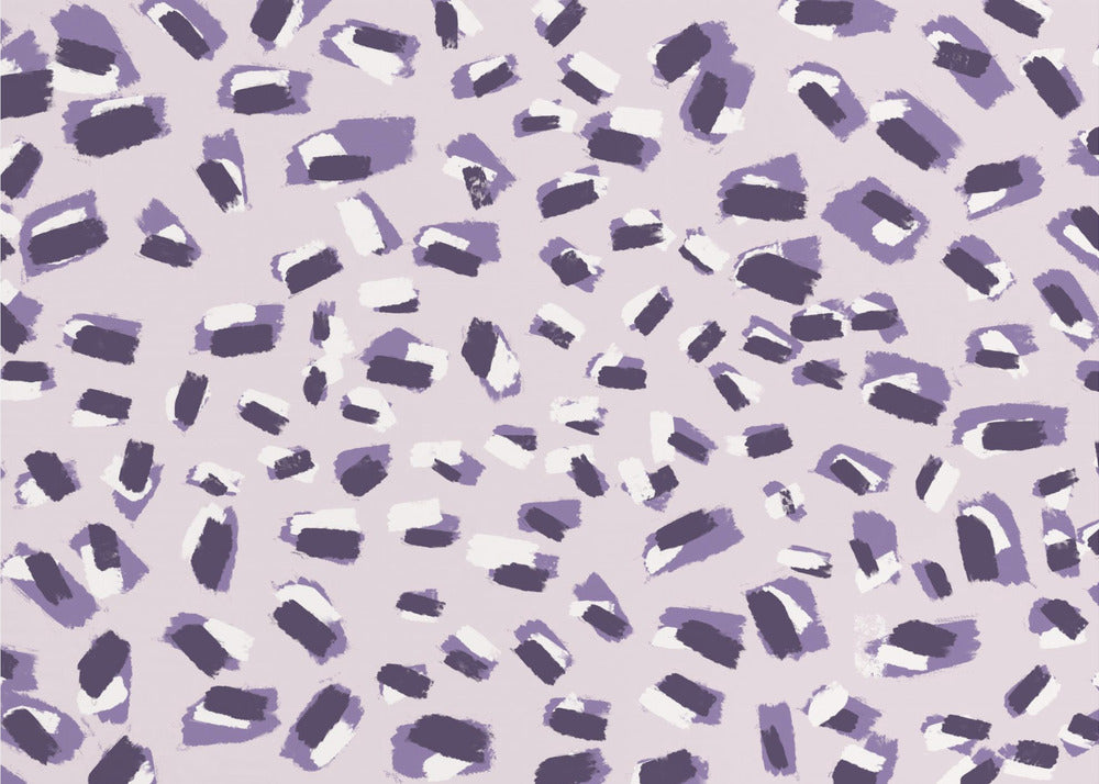 Purple Brush Dance | Canvas