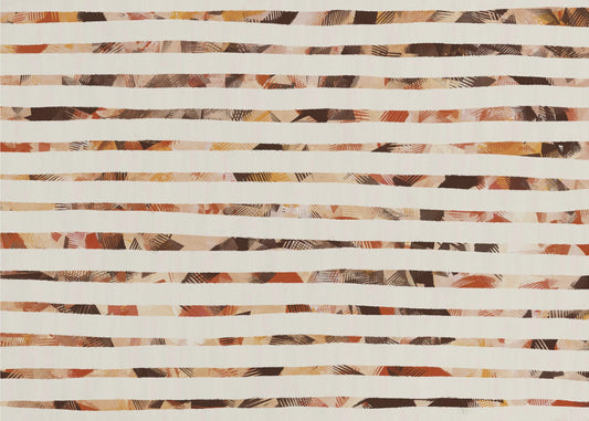 Stripes of Earthy Warmth | Canvas
