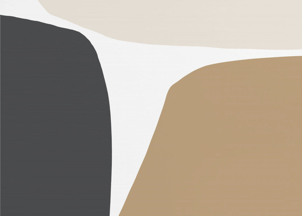 Geometric Shapes in Neutral Tones | Poster