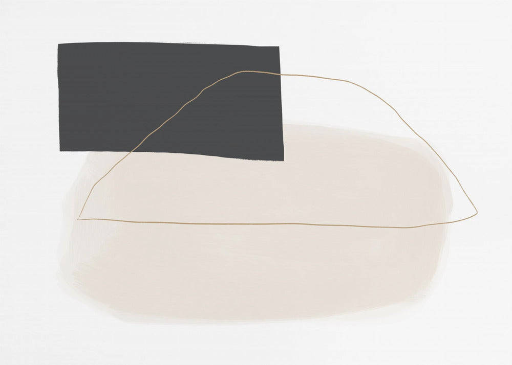 Geometric Shapes and Muted Tones | Poster