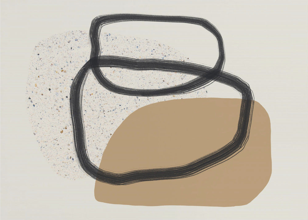 Organic Shapes And Earthy Tones | Poster
