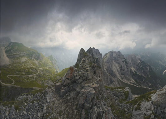Bizarre Mountain Panorama | Poster
