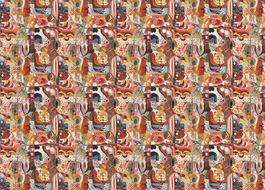 Vibrant Mosaic Flow | Canvas