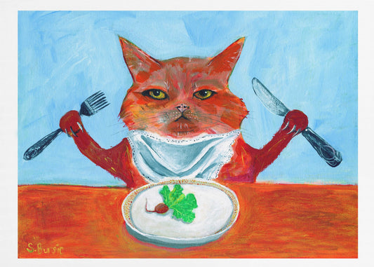 Vegan Cat | Poster