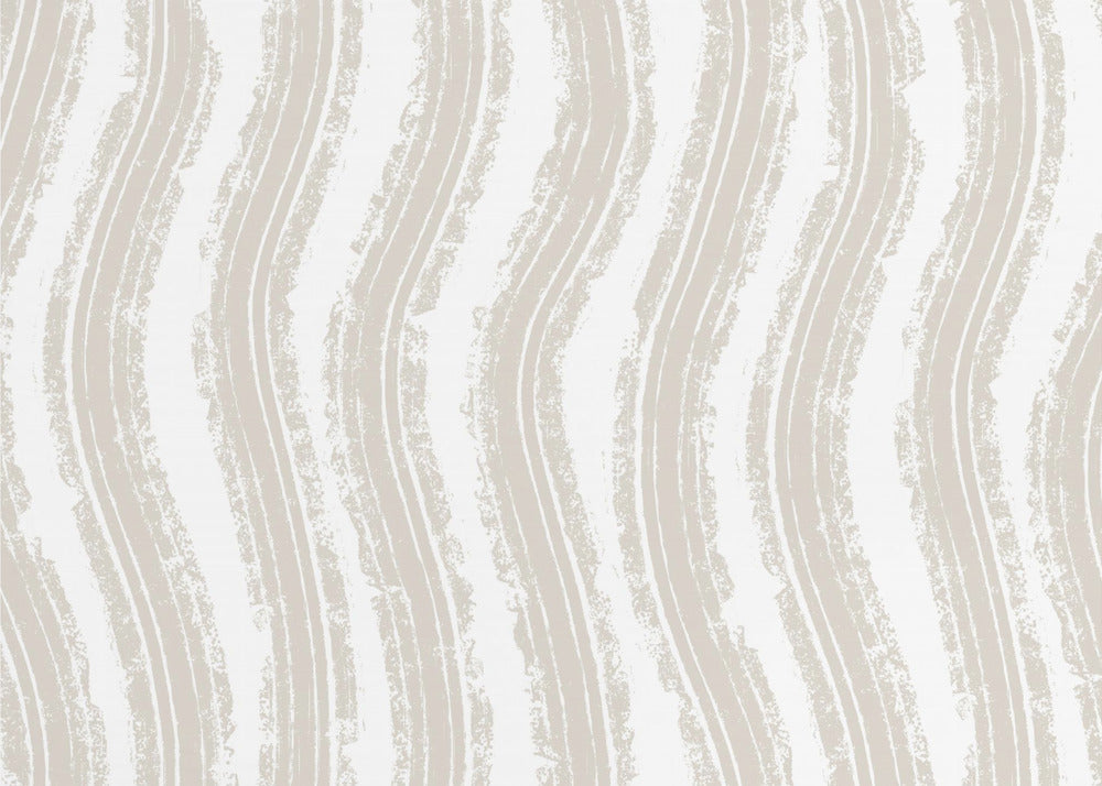 Textured Beige Lines With Rhythmic Pattern | Poster