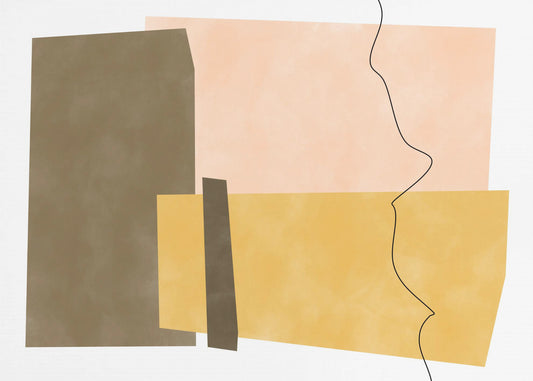Geometric Shapes In Earthy Tones | Wallpaper