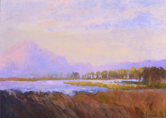Serene Pastel Landscape | Poster