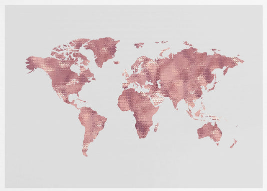Rose Gold World | Canvas