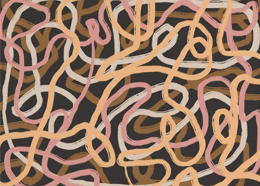 Tangled Array Of Colorful Lines | Wallpaper