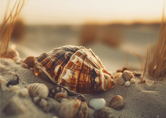 Shells at Sunset | Canvas