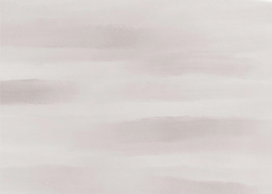 Soft Beige And Gray Horizontal Brushstrokes | Canvas