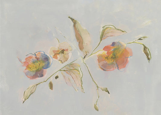Elegant Antique Flowers 01 | Canvas