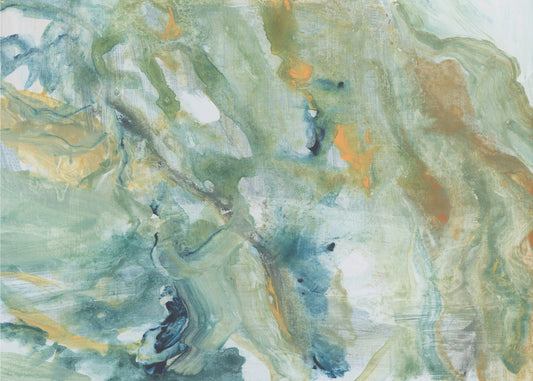 Blue Abstract Forms | Poster
