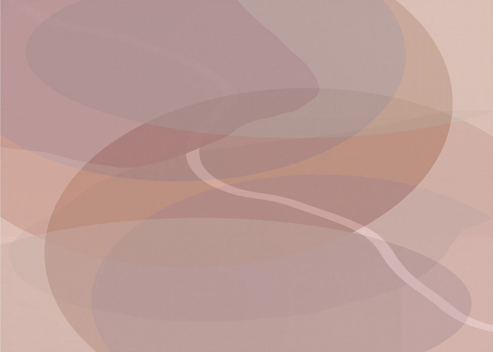 Dusty Rose Shapes 1 | Poster