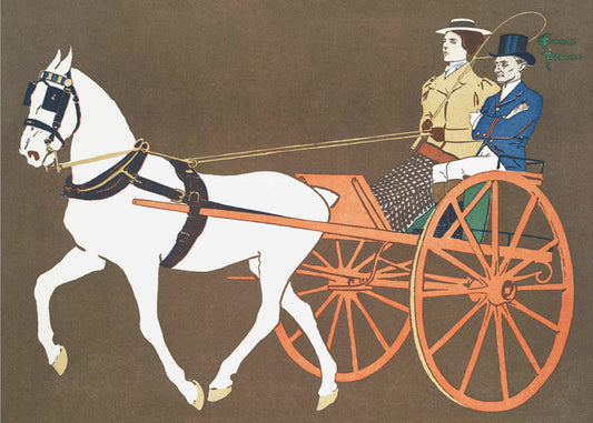 Women In Carriage (ca. 1890–1907) | Poster