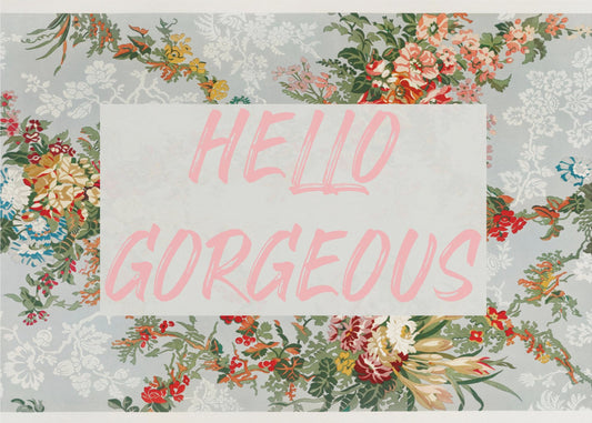 Hellogorgeousbluefloral Ratio2x3 | Canvas