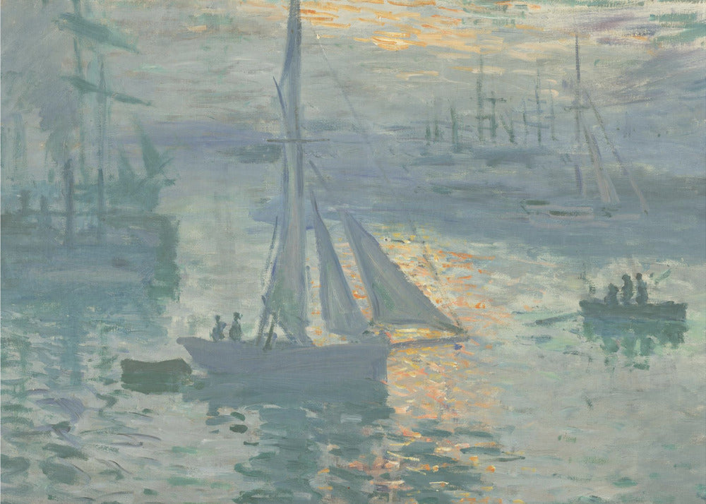 Sunrise (1873) By Claude Monet | Canvas