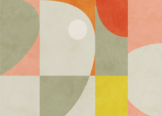 Summer Circles22 1 V | Canvas