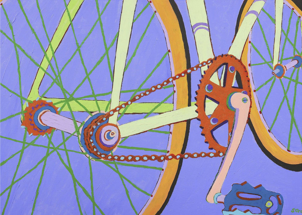 Green Spokes | Canvas