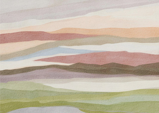 Abstract watercolor landscape | Poster