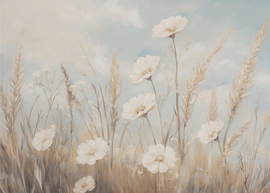 Serene Meadow Blossoms | Poster