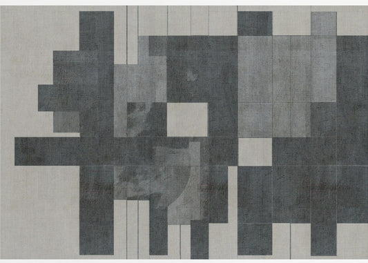 Mid Century Modern Composition in Grayscale | Poster