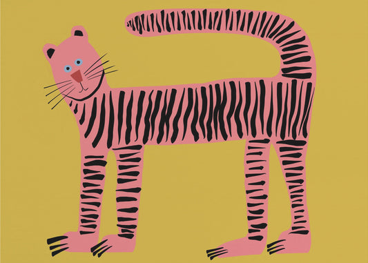 Tiger cat yellow | Poster