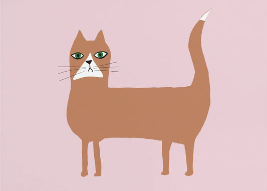 Cat ginger orange | Canvas