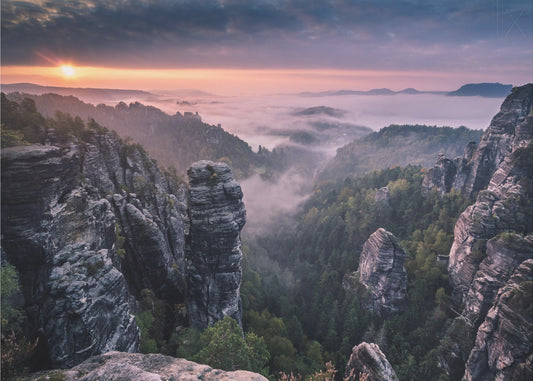 Sunrise on the Rocks | Poster