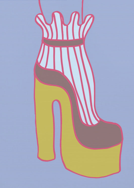 Yellow Heel 01 | Canvas