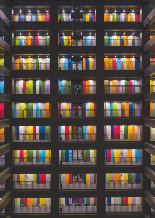Colorful building | Poster