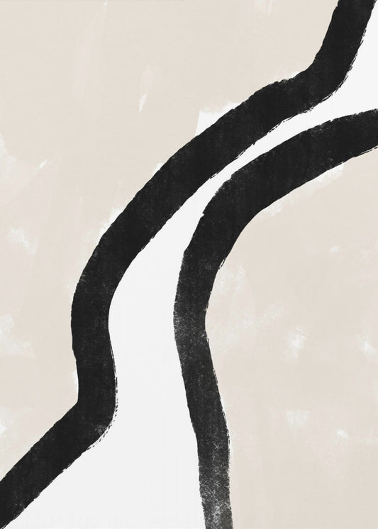 Bold Black Lines | Poster